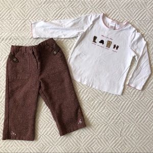 Janie and Jack 18-24 months Shirt and Pants